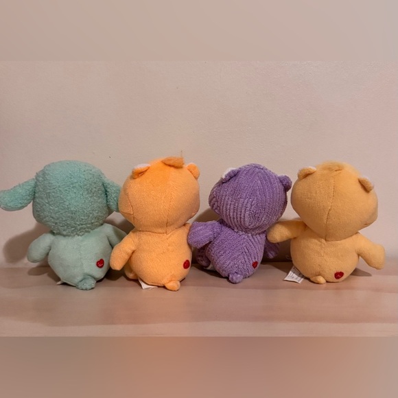 VINTAGE Y2K Care Bear 8” Plush LOT OF 4 Special Edition Harmony Bday Friend Lamb - Picture 4 of 5